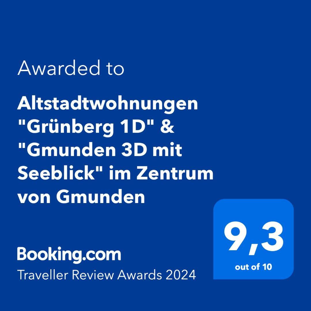 Altstadtwohnungen "Grunberg 1D" & "Gmunden 3D Mit Seeblick" Im Zentrum Von Gmunden Luaran gambar